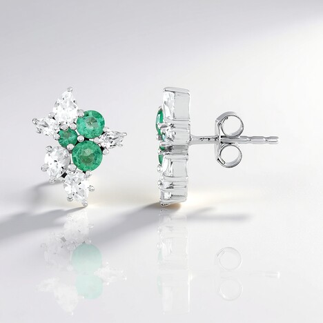 Orecchini in argento con Zircone (de Melo Essence)