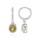 Orecchini in argento con Tanzanite Gialla (non riscaldata)