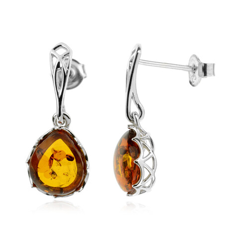 Baltic Amber Silver Earrings (dagen)