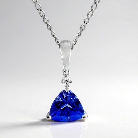 Collana in oro con Tanzanite AAA (CIRARI)