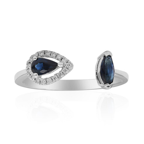 Blauer Ceylon-Saphir-Goldring
