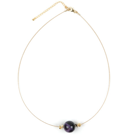 Collana in argento con Charoite