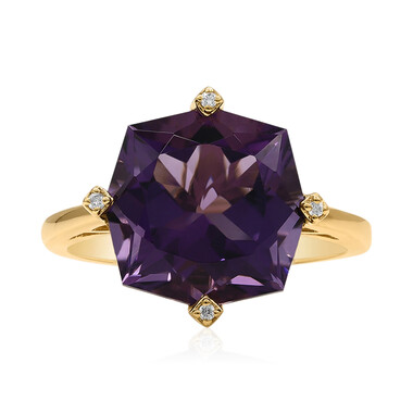 Anello in oro con Ametista