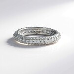 Bague en argent et Zircon