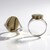 Anello in argento con Pietra Focaia (dagen)