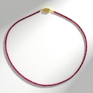 Collana in argento con Rubino (Adela Silber)