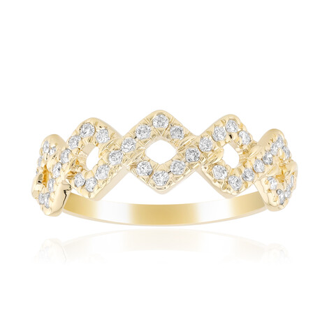 Anello in oro con Diamante SI1 (G) (Annette)