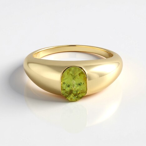 Anello in oro con Sfene