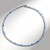Collana in argento con Acquamarina Brasiliana