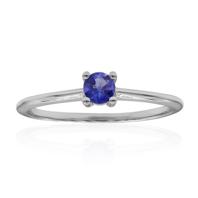 Anello in platino con Tanzanite AAA