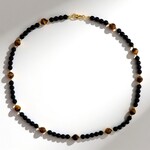 Collana in argento con Occhio di Tigre