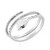 Anello in argento con Diamante Rosso I2