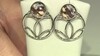 Boucles d'oreilles en argent et Jaspe Batik (Bali Barong)