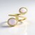 Anello in argento con Opale Australiano