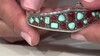 Brazalete en plata con Turquesa azul del Mohave Kingman (Jones Lee)