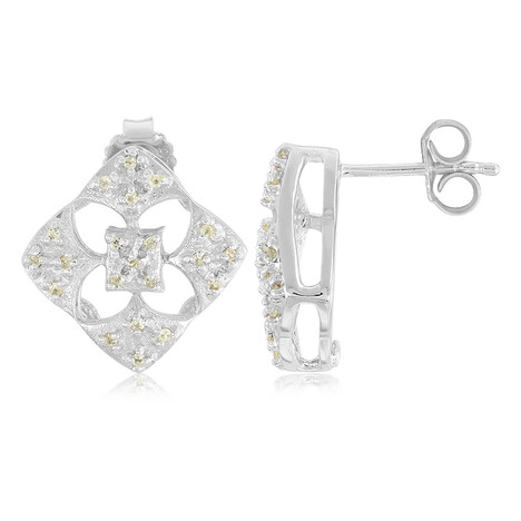 Orecchini in argento con Peridoto