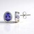 Orecchini in oro con Tanzanite AAA (de Melo Gold)