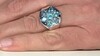 Zilveren ring met Blauwe apatieten (de Melo Essence)