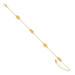 Bracciale in argento con Ambra Milky Baltica (dagen)