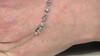 Zilveren armband met witte topaasstenen
