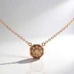 Collana in oro con Diamante Rose de France SI1 di Argyle (Annette)