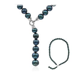 Freshwater pearl Silver Necklace (TPC)