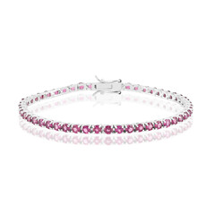 Rhodolith-Silberarmband