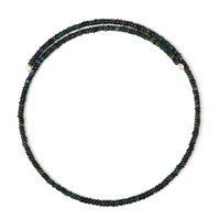 Stalen halsband met Mezezo opalen (Riya)