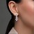 Unheated Tanzanite Silver Earrings
