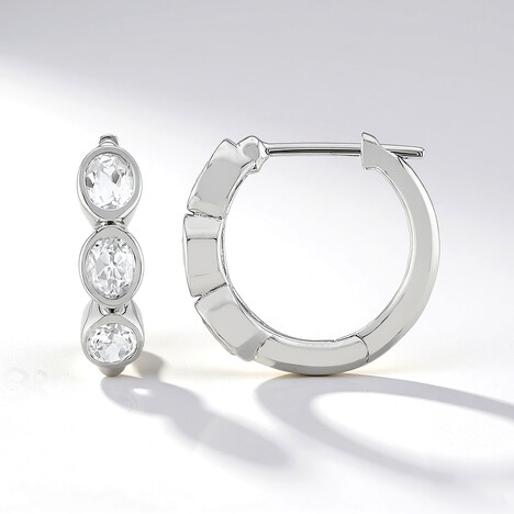 Orecchini in argento con Zircone