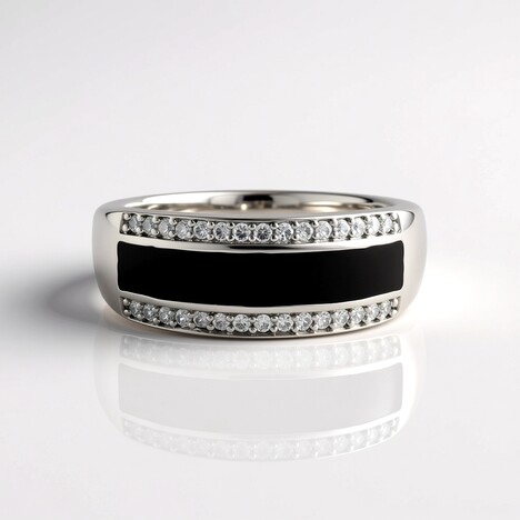Anello in argento con Zircone