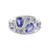 Anello in argento con Tanzanite