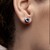 Boucles d'oreilles en argent et Tanzanite (Pallanova)