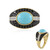 Anillo en plata con Turquesa bella durmiente (Faszination Türkis)