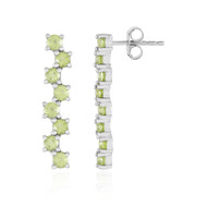 Peridot-Silberohrringe