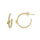Pendientes en plata con Esfena