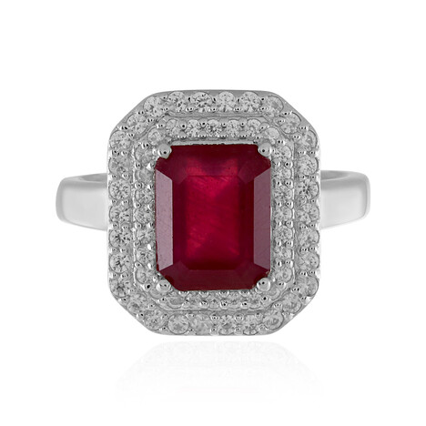 Madagaskar-Rubin-Silberring