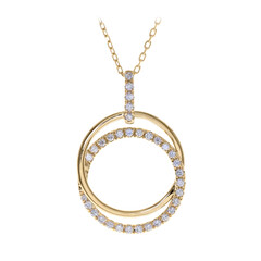 SI1 (H) Brillant-Goldhalskette (CIRARI)