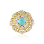 Bague en argent et Turquoise