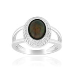 Zilveren ring met een Mezezo opaal (MONOSONO COLLECTION)