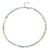Brasilianischer Aquamarin-Silberhalskette