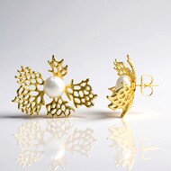 Orecchini in argento con Perla di Acqua Dolce (TPC)