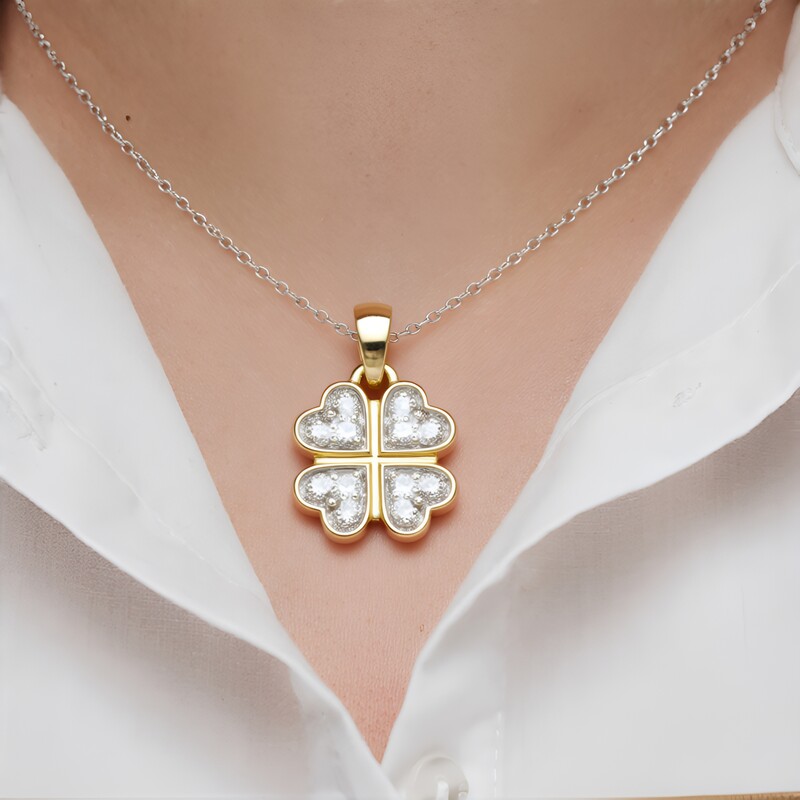 SI1 (G) Brillant-Goldanhänger (Annette)