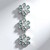 Pendentif en argent et Diamant fantaisie