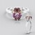 Anello in argento con Ametrina
