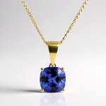 Collana in oro con Tanzanite AAA (CIRARI)