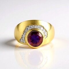 Anello in argento con Ametista (de Melo)