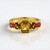 Anello in argento con Zircone Giallo