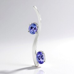 Ciondolo in argento con Tanzanite