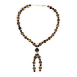Collana in argento con Occhio di Tigre (Riya)